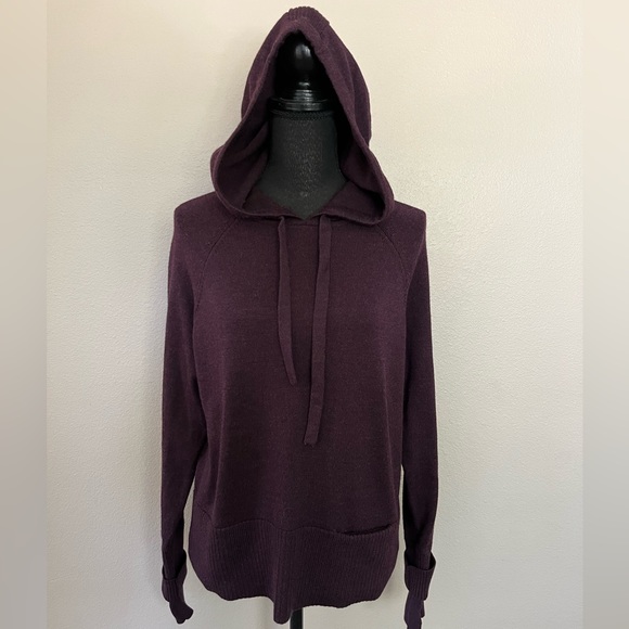 Athleta Verona Knit Wool Plum purple pullover
Hooded Sweatshirt - Picture 2 of 12
